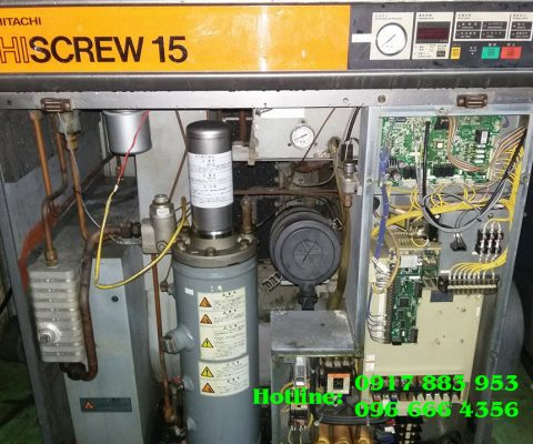 Máy Nén Khí HITACHI Hiscrew Inverter15Kw 20HP
